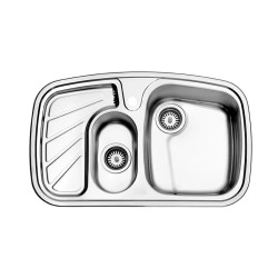 سینک استیل البرز مدل 608 توکار