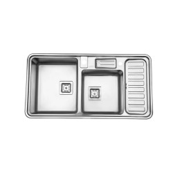 سینک ظرفشویی استیل البرز مدل 852 توکار