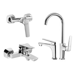 شیر توالت البرز روز مدل آلپاین کروم شیر توالت البرز روز مدل آلپاین کروم