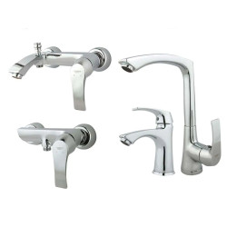 ست شیرآلات راسان مدل لوتوس