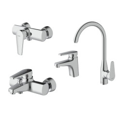 ست شیرآلات شودر مدل لیون ست شیرآلات شودر مدل لیون