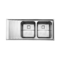 سینک استیل البرز مدل 734 توکار