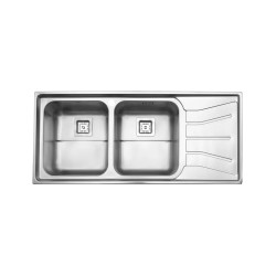 سینک ظرفشویی استیل البرز مدل 737 توکار