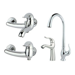 ست شیرآلات راسان مدل اکتاو