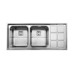 سینک ظرفشویی استیل البرز مدل 761 توکار