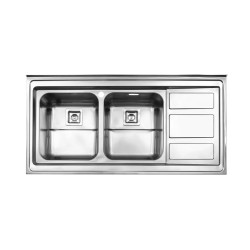 سینک استیل البرز مدل 765 روکار