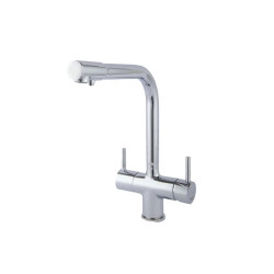 شیر ظرفشویی دومنظوره راسان مدل لیان کروم مات