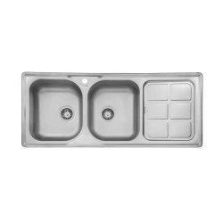 سینک ظرفشویی استیل البرز مدل 301 توکار