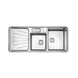 سینک ظرفشویی استیل البرز کد 854 توکار