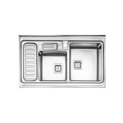 سینک استیل البرز مدل 852 روکار سینک استیل البرز مدل 852 روکار