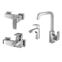 ست شیرآلات شودر مدل باواریا ست شیرآلات شودر مدل باواریا