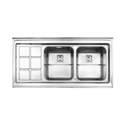 سینک استیل البرز مدل 761 روکار