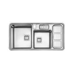 سینک استیل البرز مدل 853 توکار