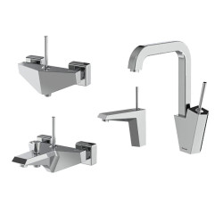 ست شیرآلات شودر مدل تیفانی ست شیرآلات شودر مدل تیفانی