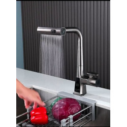 شیر ظرفشویی آبشاری شاوری لمسی شیر ظرفشویی آبشاری شاوری لمسی