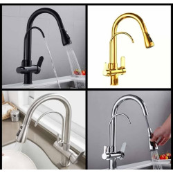 شیر ظرفشویی دو منظوره شاوری با شیر تسویه شیر ظرفشویی دو منظوره شاوری با شیر تسویه