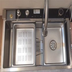 سینک پیانویی 5 کلید استیل کروم 304 لانه زنبوری سینک پیانویی 5 کلید استیل کروم 304 لانه زنبوری