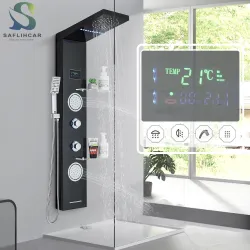 پنل دوش دیجیتال 5 حالته مشکی پنل دوش دیجیتال 5 حالته مشکی