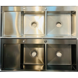 سینک ظرفشویی استیل 304 دودی HUADIAO سینک ظرفشویی استیل 304 دودی HUADIAO