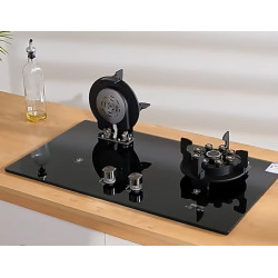 گاز صحفه ای دو شعله تاشو اتمی شیشه ای گاز صحفه ای دو شعله تاشو اتمی شیشه ای