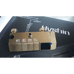 شیر حمامی پیانویی طلایی مات PVD huadiao شیر حمامی پیانویی طلایی مات PVD huadiao